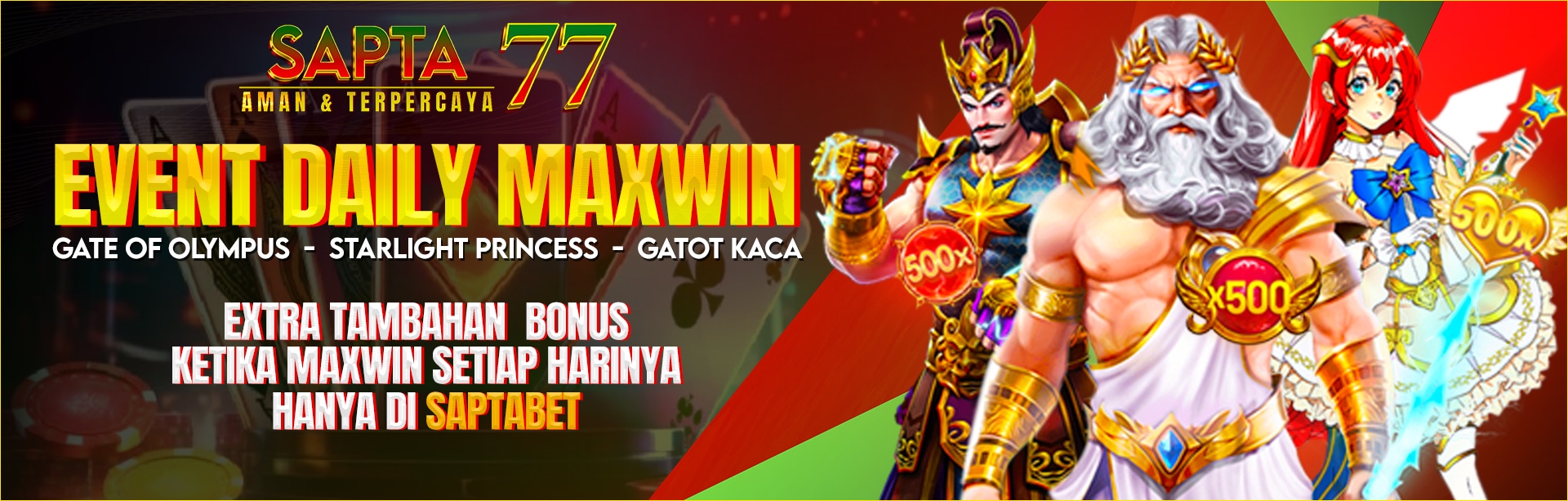 EVENT DAILY MAXWIN SAPTA77