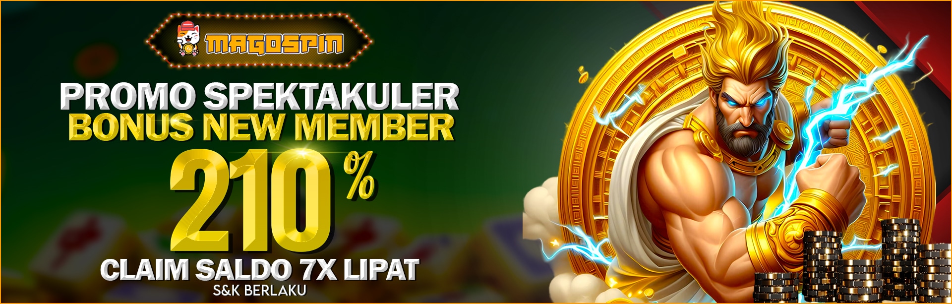 PROMO SPEKTAKULER SALDO 7X LIPAT MAGOSPIN